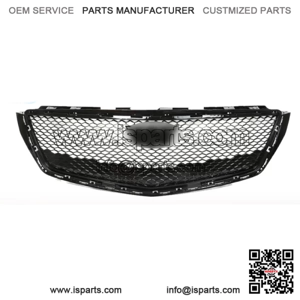 For 2018 2019 2020 Cadillac XTS Front Bumper Hood Grille Mesh Cover Gloss Black