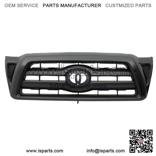 5310004350 Front Bumper Grill For 2005-2011 Toyota Tacoma Bright Black Web New - Image 3