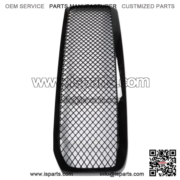 For Ford F250 F350 1999-2004 Black Honeycomb Mesh Front Upper Grille Glossy - Image 2