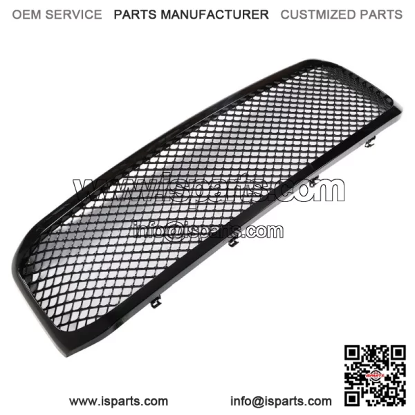 For Ford F250 F350 1999-2004 Black Honeycomb Mesh Front Upper Grille Glossy - Image 3