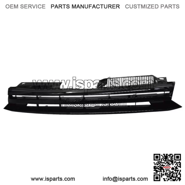 For Vw Golf MK6 2010 2011 2012 2013 Front Black Bumper Grille W/O Logo Base - Image 2