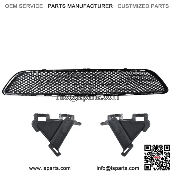 For Mercedes-Benz C-Class AMG W204 07-11 Front Bumper Grille Grill Mesh Lower - Image 2