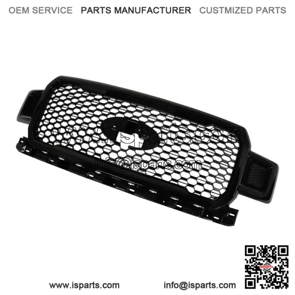 For 2018-2020 Ford F-150 Front Radiator Grille Assembly JL3Z8200SL Agate Black - Image 2