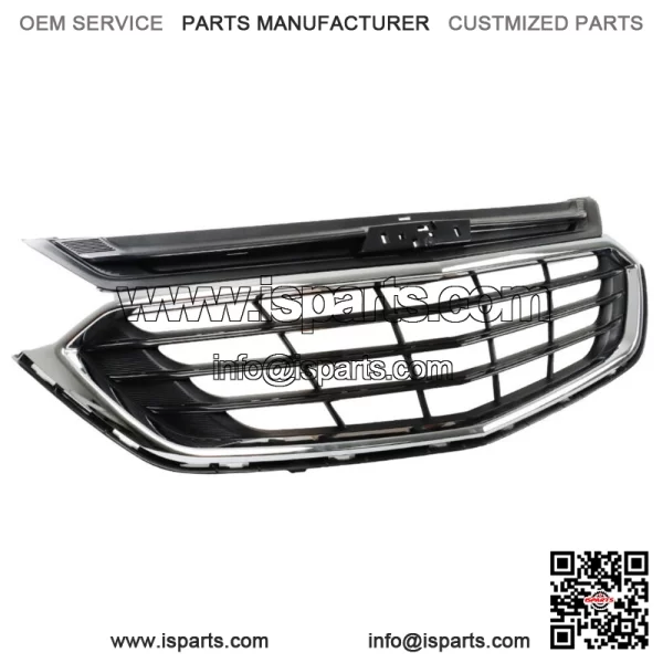 Fit For Chevy Equinox 2018 2019 2020  Front Upper Grille Chrome And Black