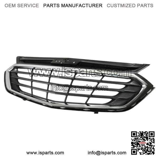 Fit For Chevy Equinox 2018 2019 2020  Front Upper Grille Chrome And Black - Image 3