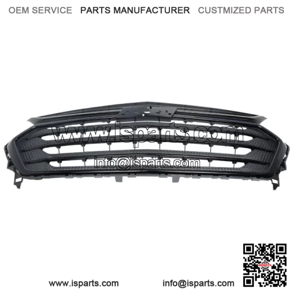 For 2018 2019 2020 2021 Chevrolet Traverse Front Upper Grille 84924280 Black - Image 2