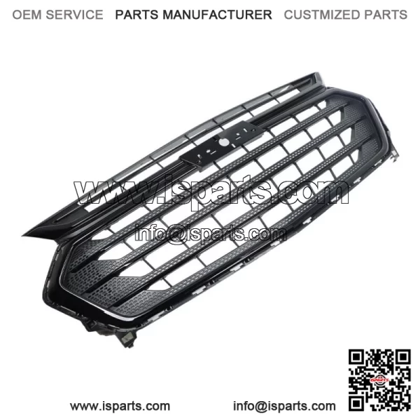 For 2018 2019 2020 2021 Chevrolet Traverse Front Upper Grille 84924280 Black - Image 3