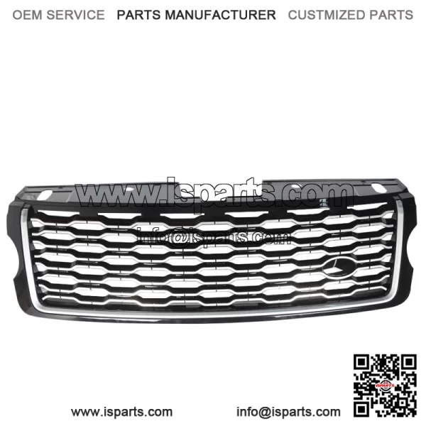 For 2013-2017 Land Rover Range Rover Vogue L405 Front Bumper Upper Grille Chrome - Image 2