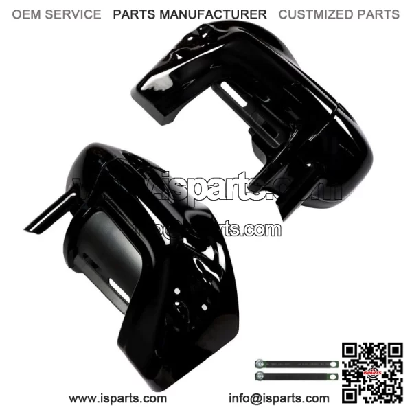 Lower Vented Leg Fairings + 6.5" Speaker Box Pods For Road Street Glide 83-13