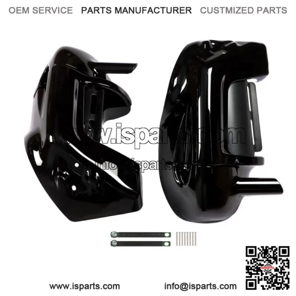 Lower Vented Leg Fairings + 6.5" Speaker Box Pods For Road Street Glide 83-13 - Image 2