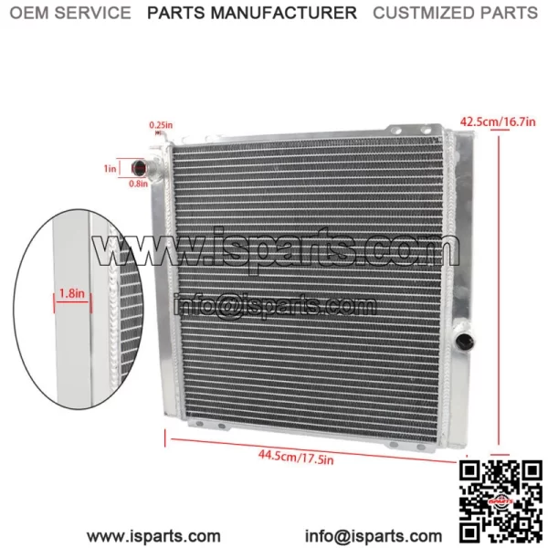 709200703 2-Row Aluminium radiator for Can-am 2017-2020 Maverick X3 Max 800 1000 - Image 2