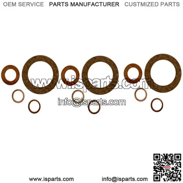81806277 C5NE9F596A 66776 Set Of 3 Injector Seals Fits Ford Diesel Tractors