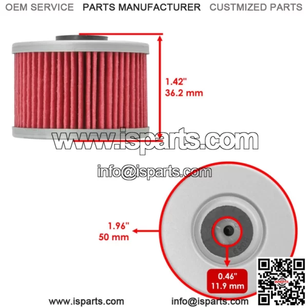 for Honda Honda TRX250 TRX-250 TRX 250 Fourtrax 1985 1986 1987 Oil Filter (For: Honda) - Image 2
