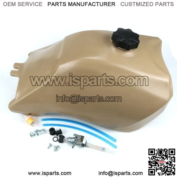 For Honda TRX300 TRX 300 93-2000 plastic gas fuel tank fourtrax with petcock (For: Honda) - Image 2