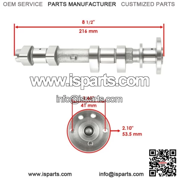 Camshaft Intake Exhaust Fits Polaris RZR 1000 EPS RZR 2016-20 1000S4 2019-20  (For: Polaris) - Image 2