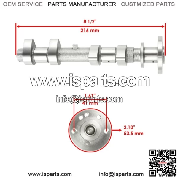 Camshaft Intake Exhaust Fits Polaris RZR 1000 EPS RZR 2016-20 1000S4 2019-20  (For: Polaris) - Image 3