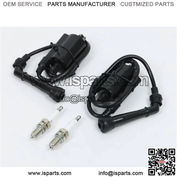 2x Ignition Coil Spark Plug For Suzuki Intruder VS700GL VS750GLP VS800GL 1986-04 - Image 2