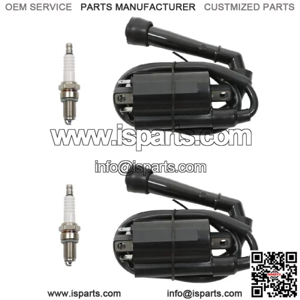 2x Ignition Coil Spark Plug For Suzuki Intruder VS700GL VS750GLP VS800GL 1986-04 - Image 3