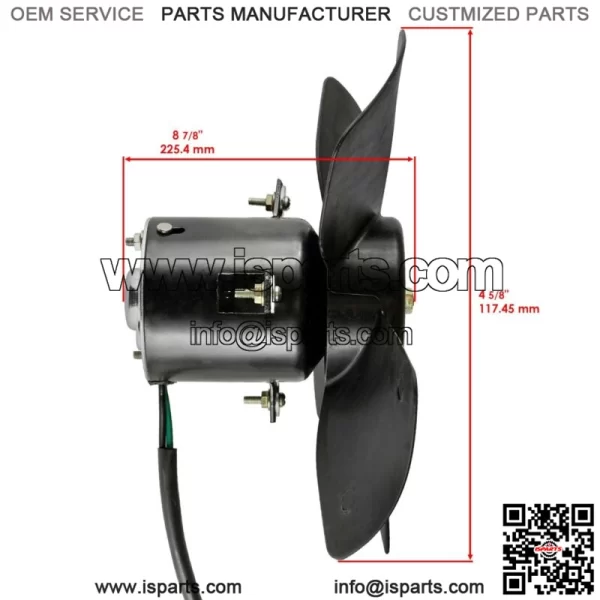 For Honda TRX450FM Foreman 450 Radiator Cooling Fan Motor 4x4 S 2002 2003 2004 (For: Honda) - Image 3