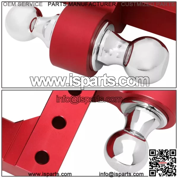 6-inch trailer hook 2"*2-5/16" with double pin # red - Image 5