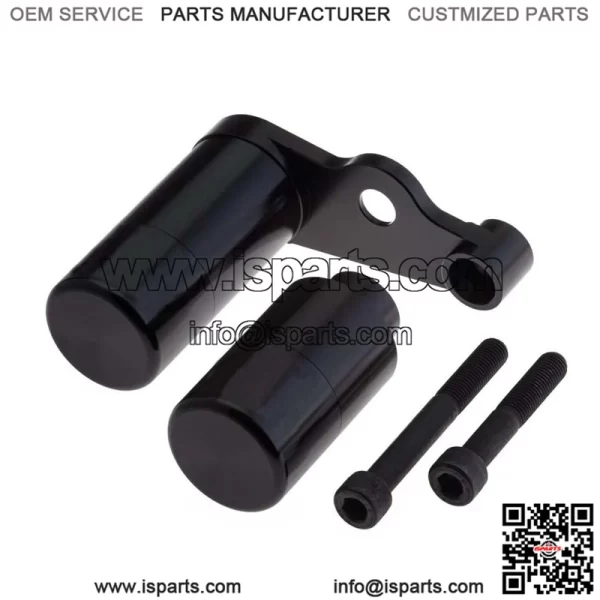 06-09 Suzuki GSX-R600 + GSX-R750 Black Non-cut Frame Slider Protective Cover #Black