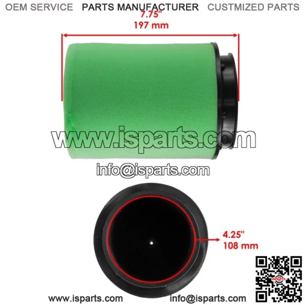 Air Filter Cleaner Element For Honda TRX450ER Electric Start 2012-2014 (For: Honda) - Image 2