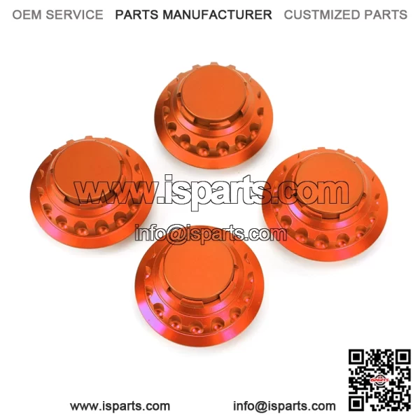 Porsche wheel center cover #orange