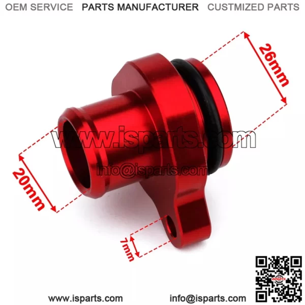 BMW water pipe connector#red - Image 2