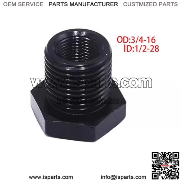 Oil filter adapter 1/2-28  3/4-16 - Image 2