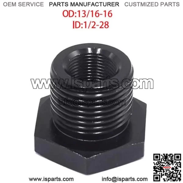 Oil filter adapter 1/2-28  13/16-16 - Image 2