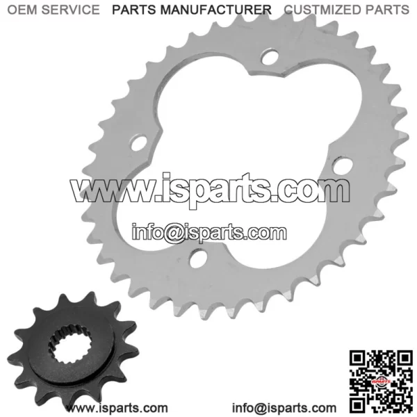 Front & Rear Sprockets Kit for Honda TRX450R TRX450ER 2006-2014 (For: Honda) - Image 4