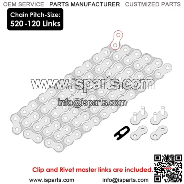 Drive Chain & Sprockets Kit for Honda TRX450R TRX450ER 2006-2014 (For: Honda) - Image 2