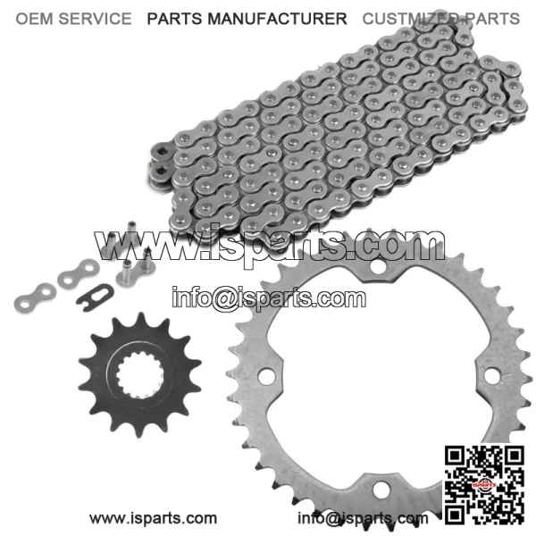 Drive Chain & Sprockets For Yamaha Raptor 700 YFM700 2013-2023 YFZ450  2004-2013 (For: Yamaha Raptor 700)