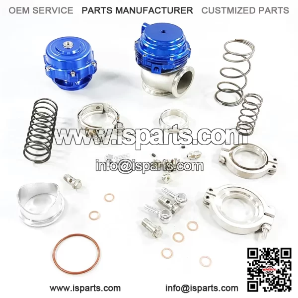 44mm exhaust valve + 50mm pressure relief valve #blue