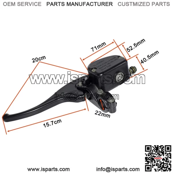 Handlebar front master brake cylinder