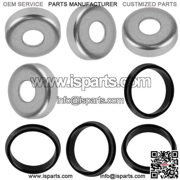 4 Sets Swing Arm Dust Seal Cap For Honda TRX450R Kickstart 2006 2007 2008 2009 (For: Honda) - Image 4