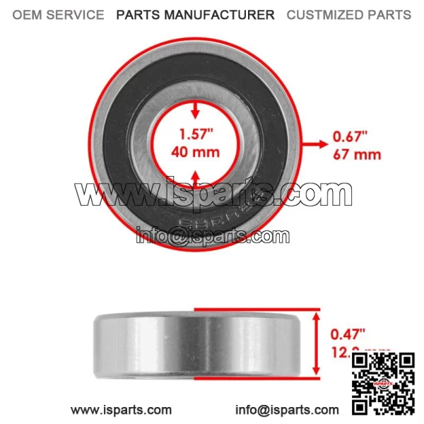 Steering Stem Bushing Bearing Seal Kit for Yamaha Raptor 700 YFM700 2006 - 2012 (For: Yamaha Raptor 700) - Image 2