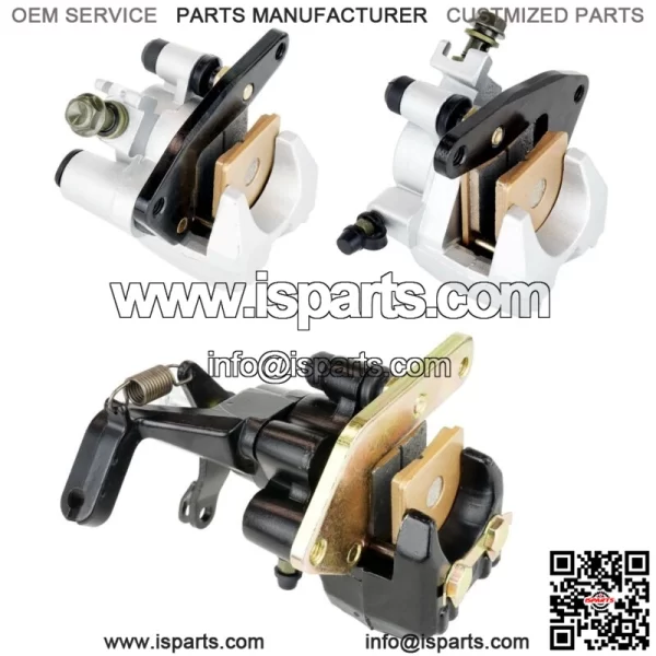 Front and Rear Brake Caliper w/Pads for Yamaha Blaster 200 YFS200 2003 2004-2006 (For: Yamaha YFS200)