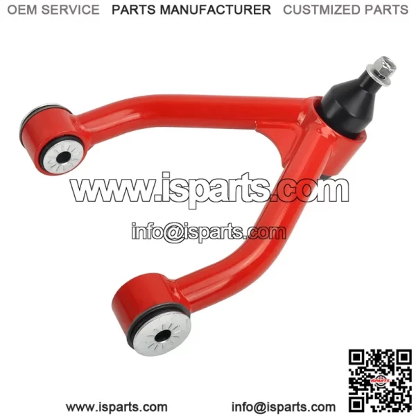 For 1988-1998 Chevrolet GMC K1500 4WD 2-4" Lift Front Upper Control Arms Red - Image 3