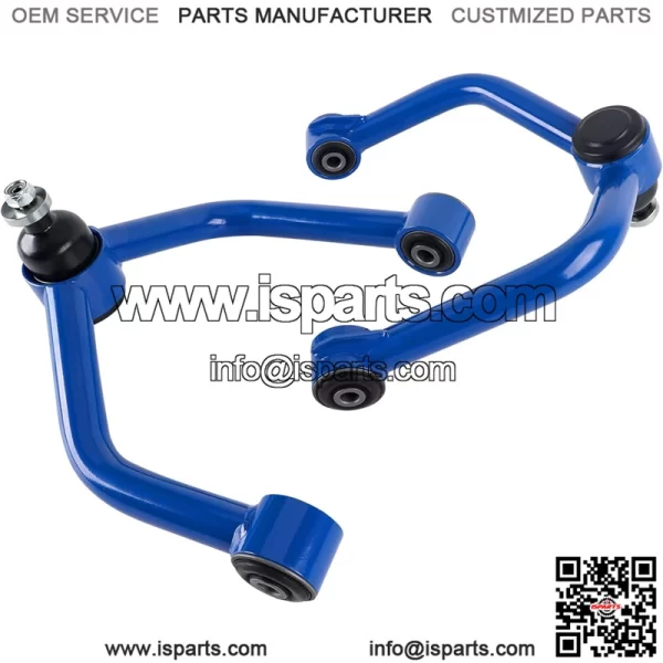 Upper Control Arms for 2004-2019 Titan Armada, 2 PCS 2-4" Lift Blue Tubular Front Suspension Control Arm Compatible with Titan Armada