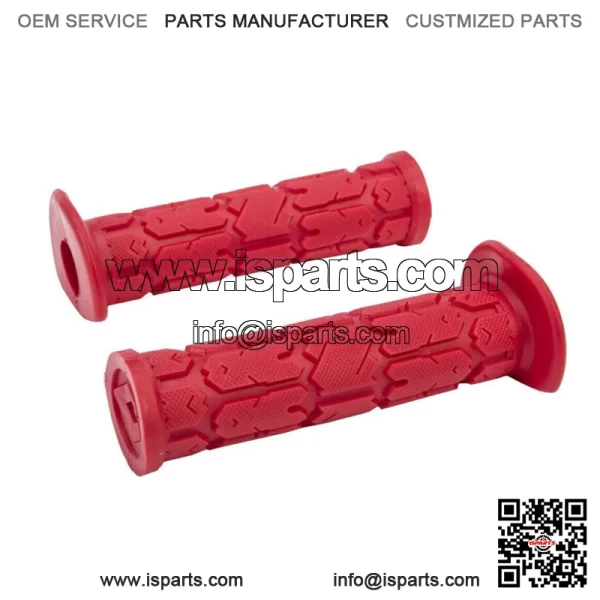 Rogue ATV Handlebar Grips -RED- Honda Suzuki Kawasaki