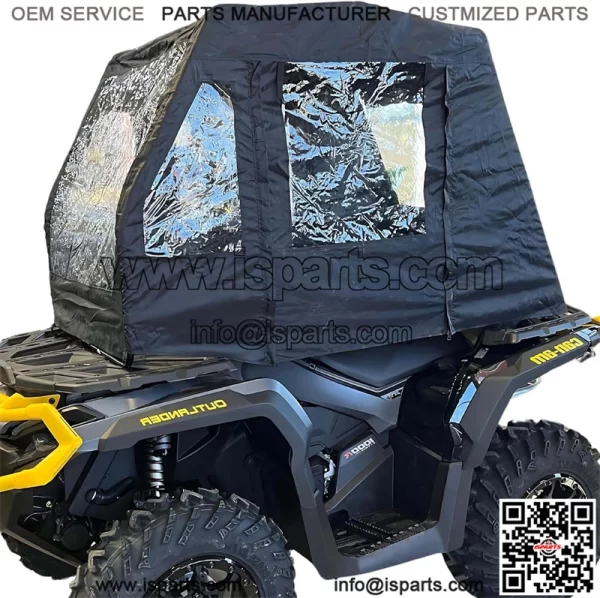 Outdoor Protection Snow ATV Cab Enclosure Cabin Cover for Can Am Outlander Honda (For: Multiple Vehicles)