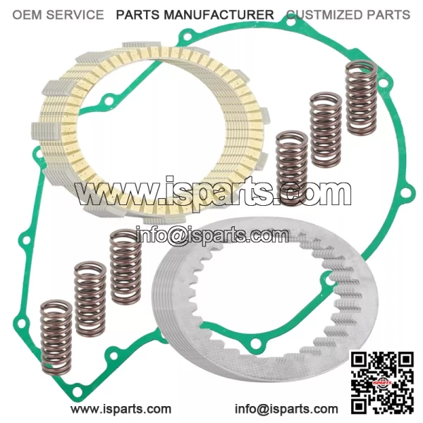 Clutch Friction Plates And Gasket Kit for Kawasaki ZX1200C ZZR1200 2002-2005