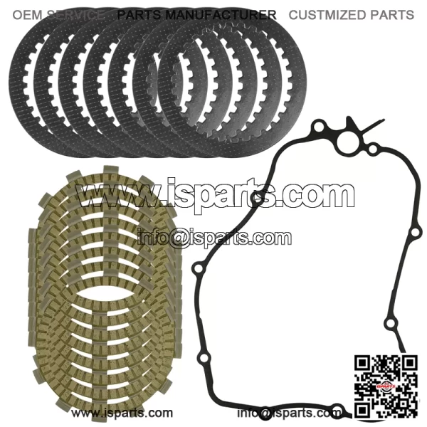 Clutch Friction Steel Plates And Gasket Kit for Yamaha YZ125 YZ125X 2005-2023