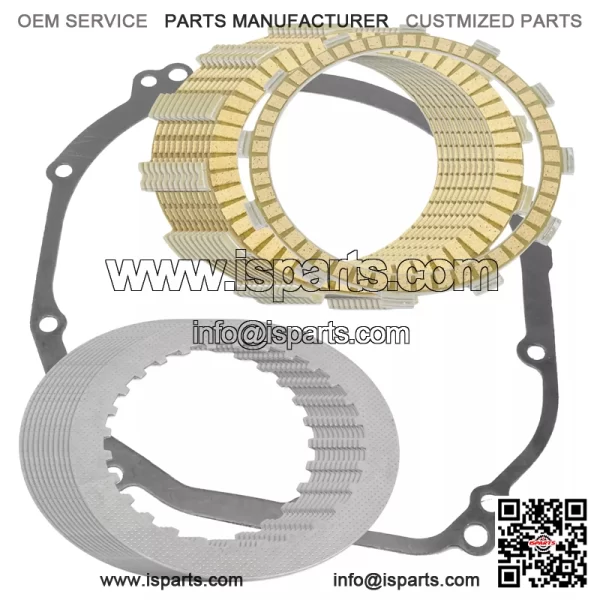 Clutch Friction Plates And Gasket Kit for Kawasaki Ninja ZX-12R ZX1200A 00 01