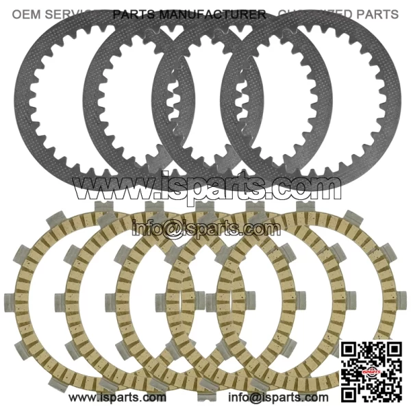 Clutch Friction Steel Plates for Suzuki RM80 RM80S 1986-2001 / RM85 2002 - 2021