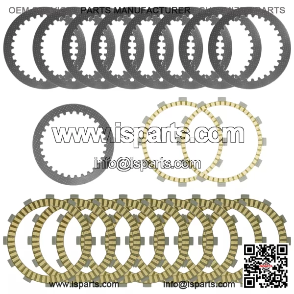 Clutch Friction Steel Plates Kit for Yamaha YXZ1000R EPS SS SE YXZ10YE 2017-2022