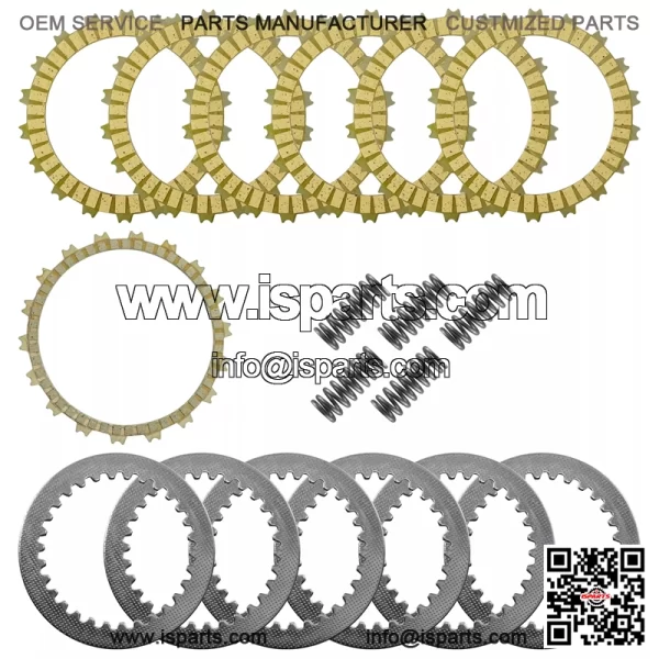 Clutch Friction Plates Kit for Honda CB500F CB500FA CB500X CB500XA ABS 2013-2018