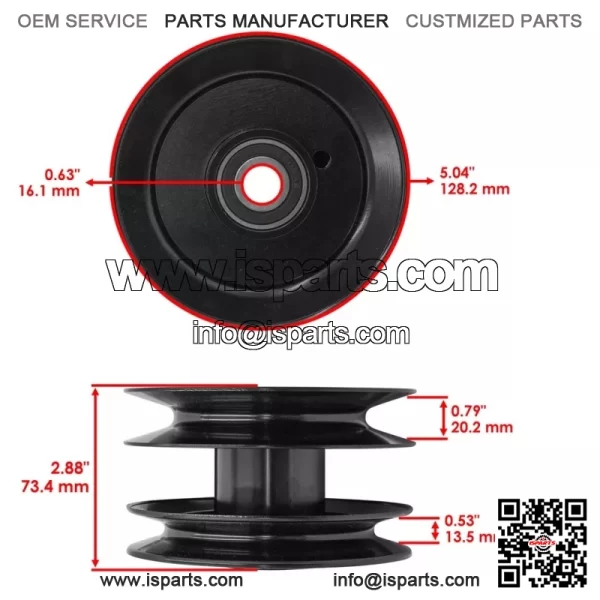 The Deck Pulley models 756-1202 and 756-0627B are compatible with Cub Cadet, White Outdoor, Troy Bilt, and MTD brands. - Image 2