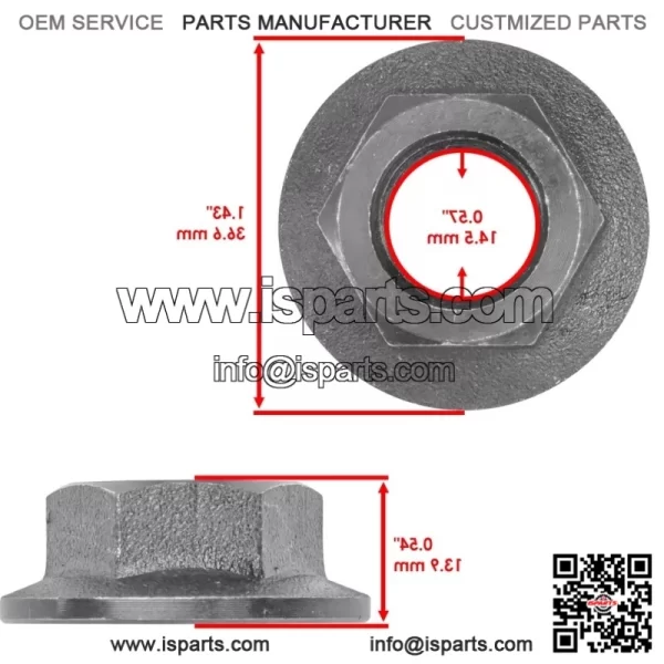 Deck Spindle Pulleys and Blade compatible with Troy-Bilt 46X, 46T, 46K, Horse XP, and TB 46 models with a 46-inch deck - Image 4